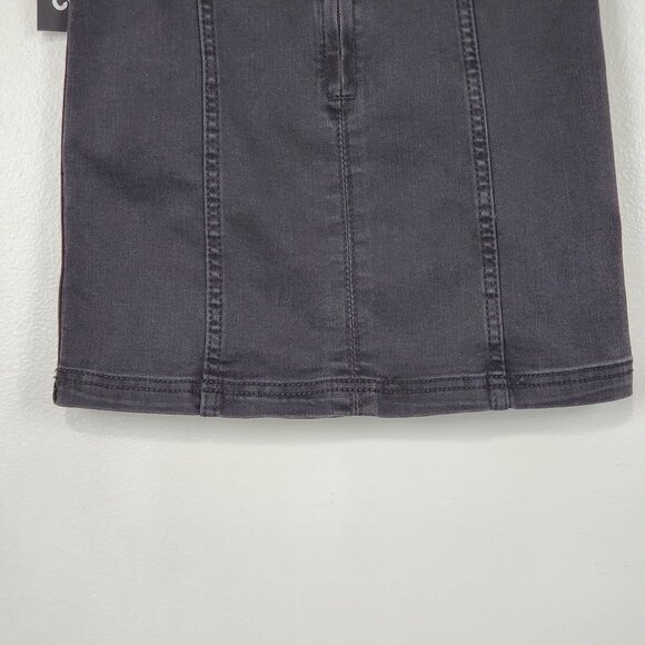 Art Class Girls Black Wash Stretchy Denim Jean Pencil Skirt NEW NWT Size M (7/8) - Picture 6 of 11